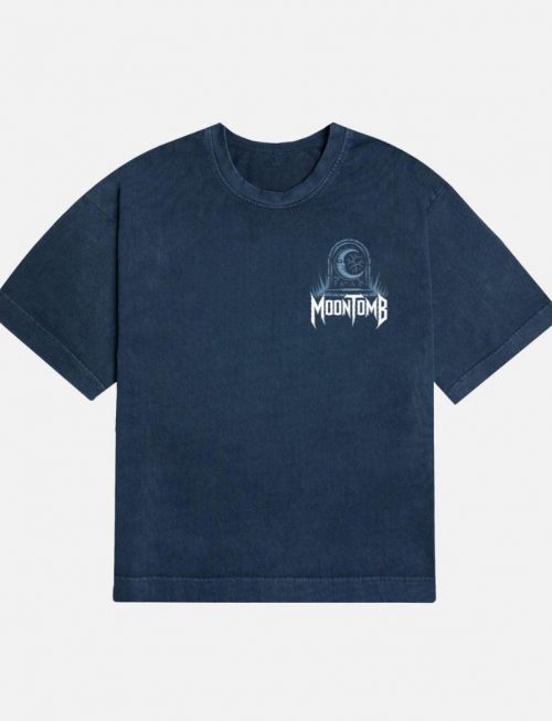 Moontomb Skull Grave Horror Graphic T-Shirt